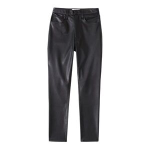 Zara Faux Leather Pants - Black - Size Small